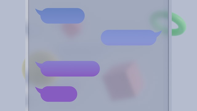 text messages animation